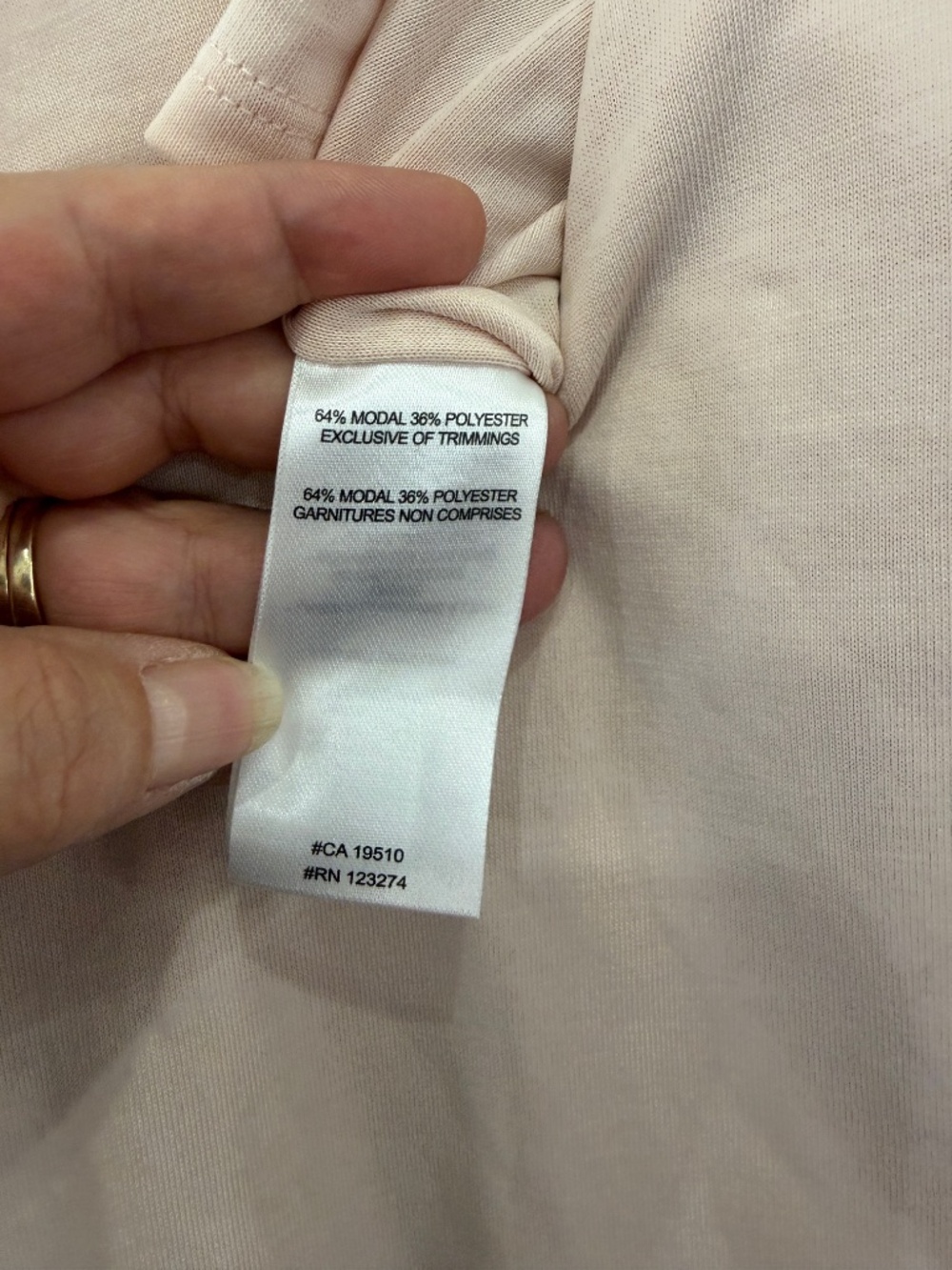 Lole Aurora V-Neck Dress Womens Size XL Pale Pink Summer Casual Modal Blend - Picture 6 of 10